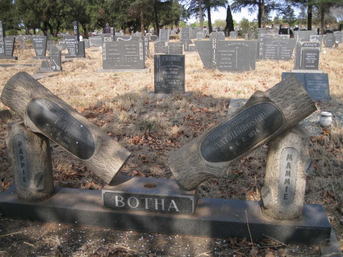 BOTHA Flip 1931-1971 &amp; Kaatjie BOSCH 1934-