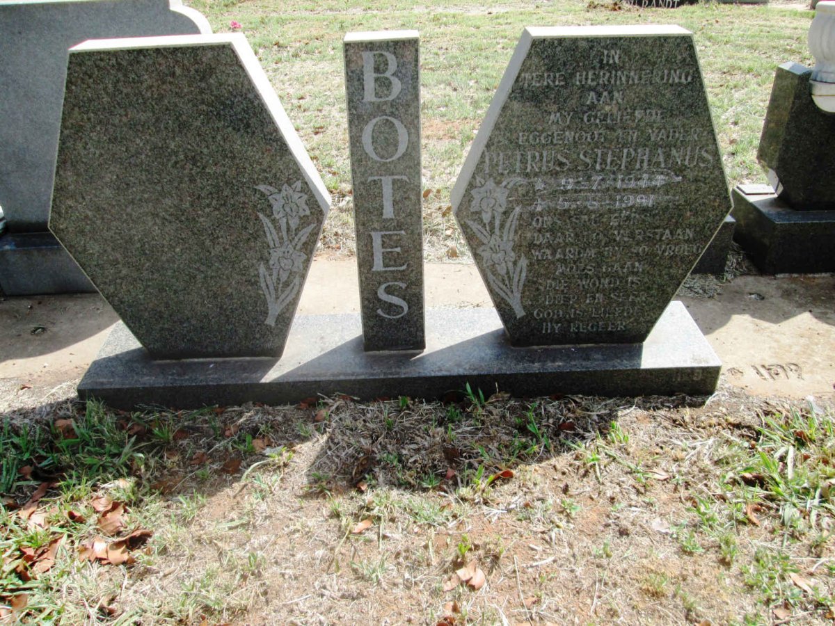 BOTES Petrus Stephanus 1944-1991