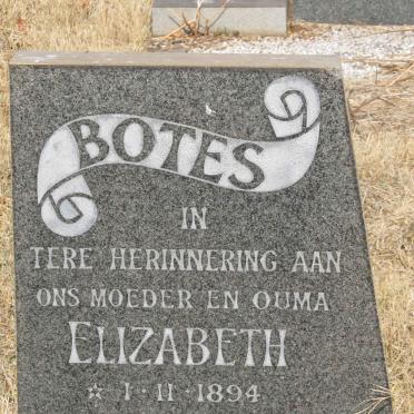 BOTES Elizabeth 1894-1971
