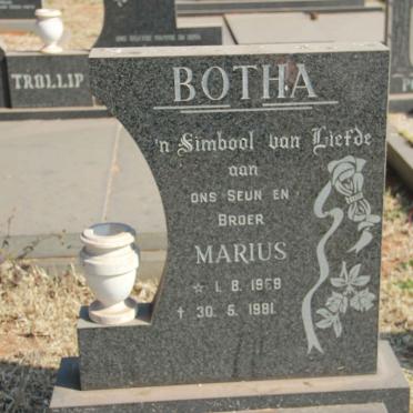 BOTHA Marius 1959-1981