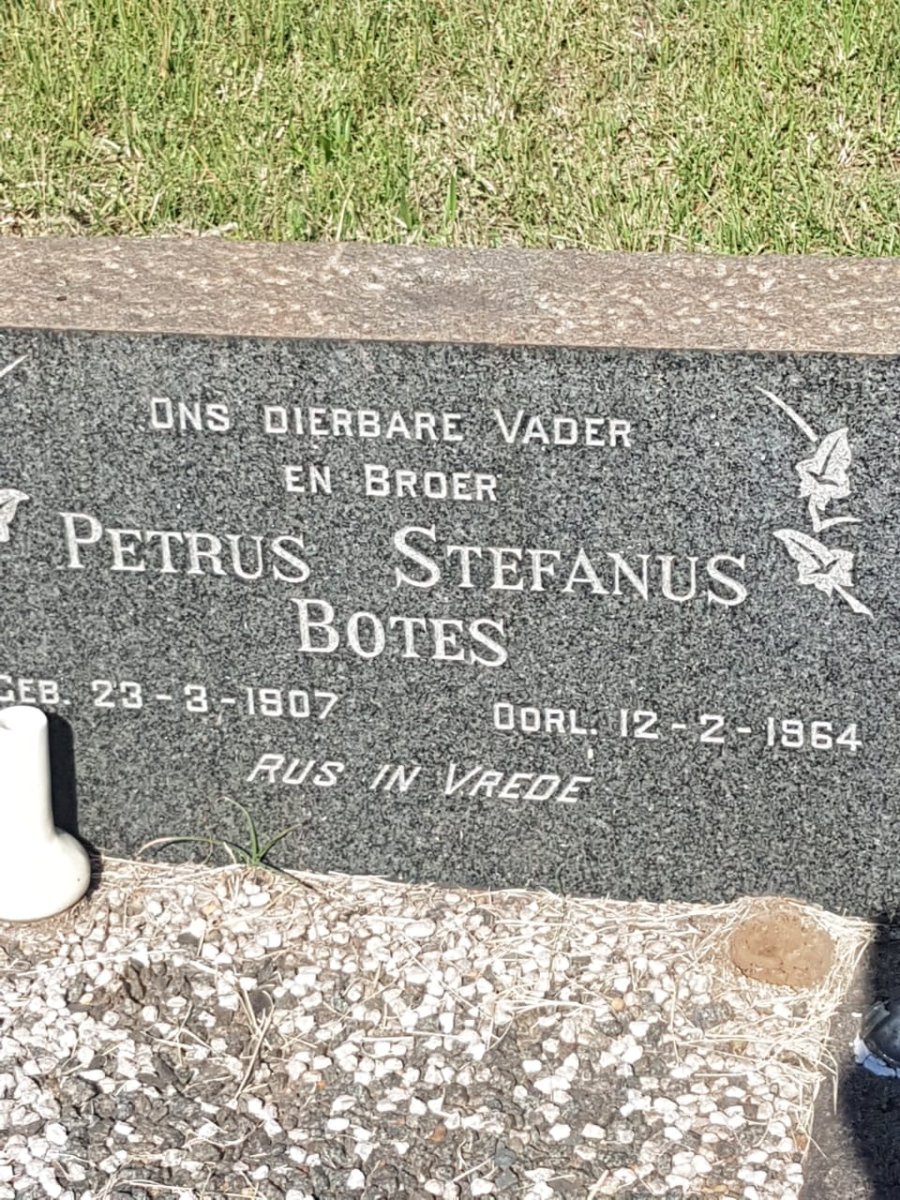 BOTES Petrus Stefanus 1907-1964