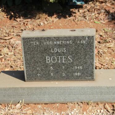 BOTES Louis 1946-1981