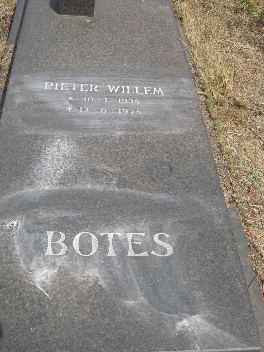 BOTES Pieter Willem 1938-1978