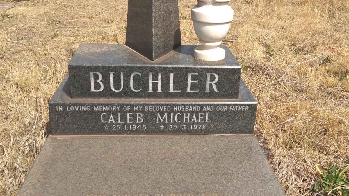 BUCHLER Caleb Michael 1945-1978