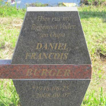 BURGER Daniel Francois 1948-2008