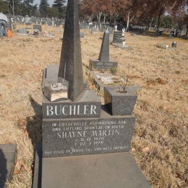 BUCHLER Shayne Martin 1970-1974