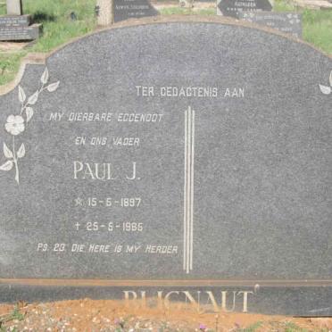 BLIGNAUT Paul J. 1897-1965