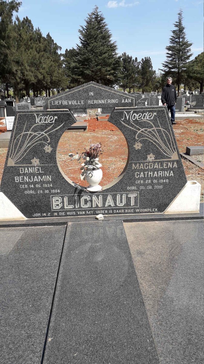 BLIGNAUT Daniel Benjamin 1934-1984 &amp; Magdalena Catharina 1940-2006