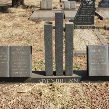 BRUYN David Johannes, de 1908-19?1 &amp; Brechtje 1911-1989