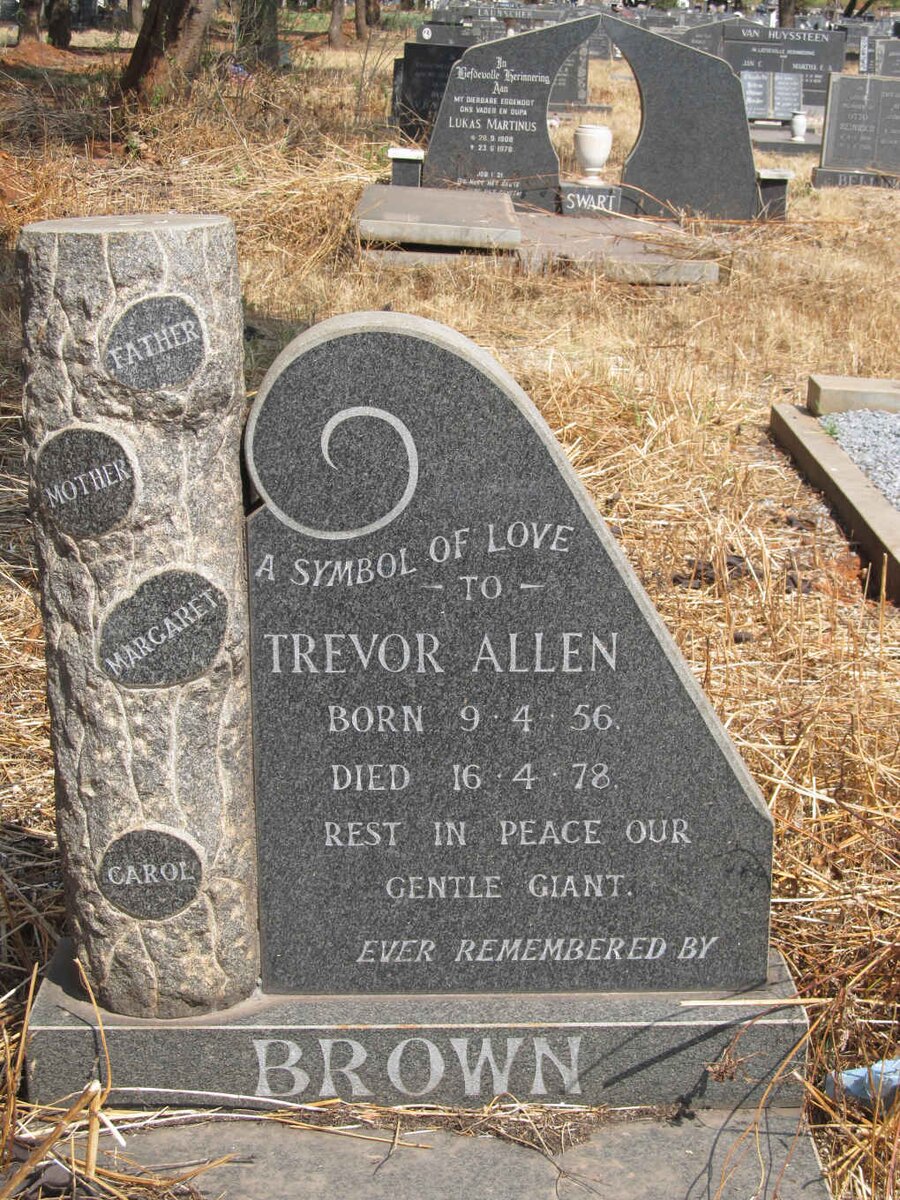 BROWN Trevor Allen 1956-1978