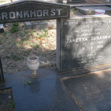 BRONKHORST Hendrik Lambert 1898-1986 & Janetta Susanna 1901-1996_1