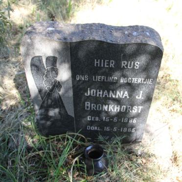 BRONKHORST Johanna J. 1965-1965