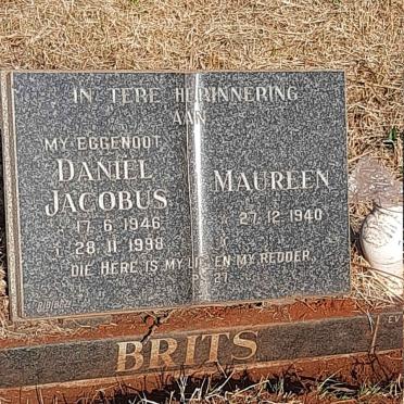 BRITS Daniel Jacobus 1946-1998 & Maureen 1940-