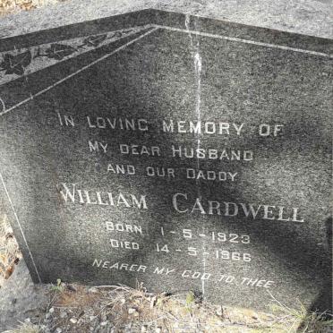 CARDWELL William 1923-1966