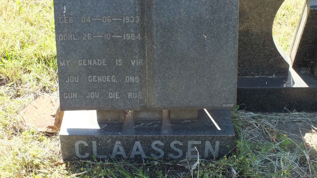 CLAASSEN ? 1933-1984