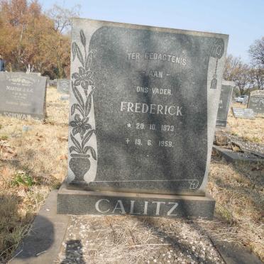 CALITZ Frederick 1873-1958