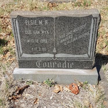 CONRADIE Elsie M.R. nee VAN WYK 1903-1966