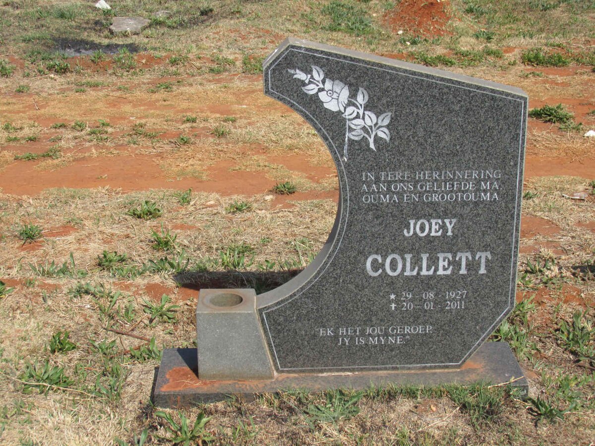 COLLETT Joey 1927-2011