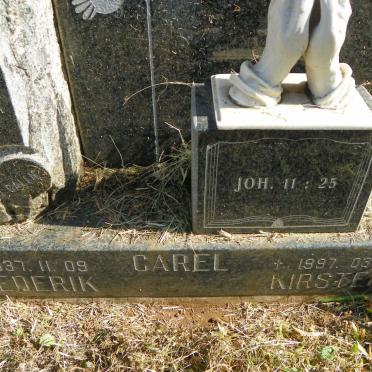 CONRADIE Carel Frederik Kirstein 1937-1997