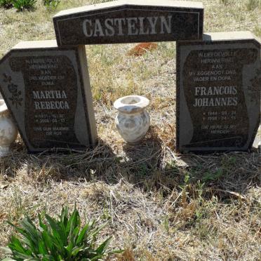 CASTELYN Francois Johannes 1944-1998 &amp; Martha Rebecca 1951-2000