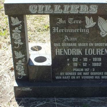 CILLIERS Hendrik Lourens 1919-1982