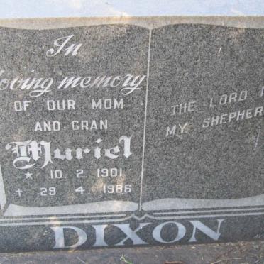 DIXON Muriel 1901-1986
