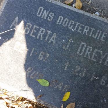 DREYER Alberta J. 1967-1967