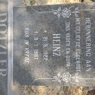 DOTZLER Heinz 1922-1987