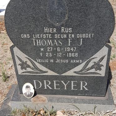 DREYER Thomas F.J. 1947-1968