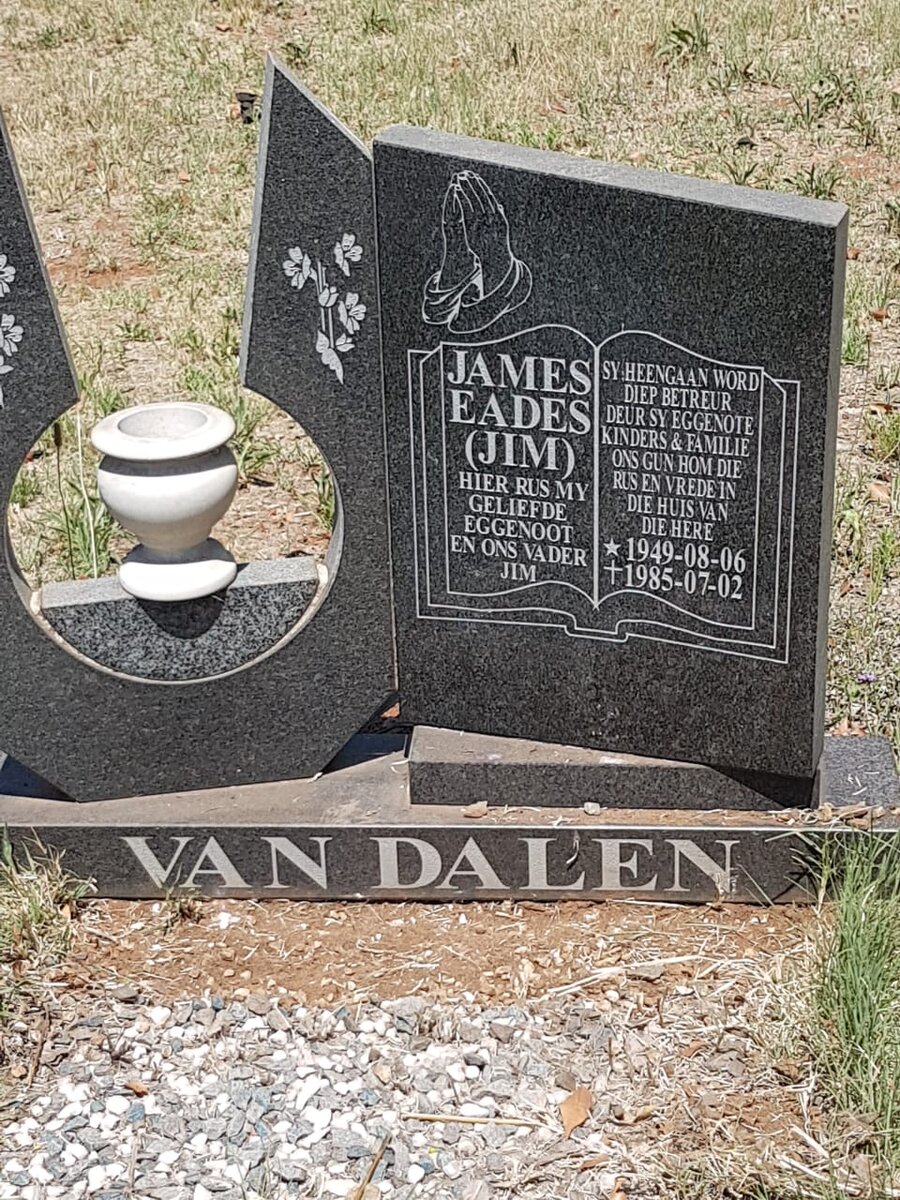 DALEN James Eades, van 1949-1985