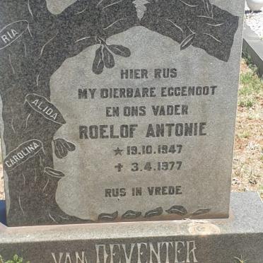 DEVENTER Roelof Antonie, van 1947-1977