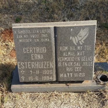 ESTERHUIZEN Gertrud Erna 1925-1994