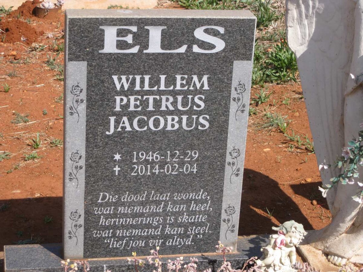 ELS Willem Petrus Jacobus 1946-2014