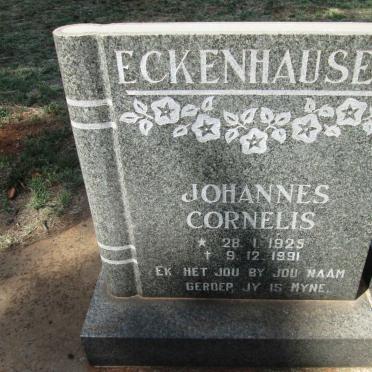 ECKENHAUSEN Johannes Cornelis 1925-1991