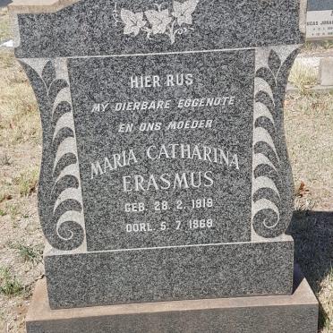 ERASMUS Maria Catharina 1919-1969