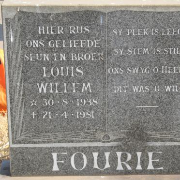 FOURIE Louis Willem 1938-1981