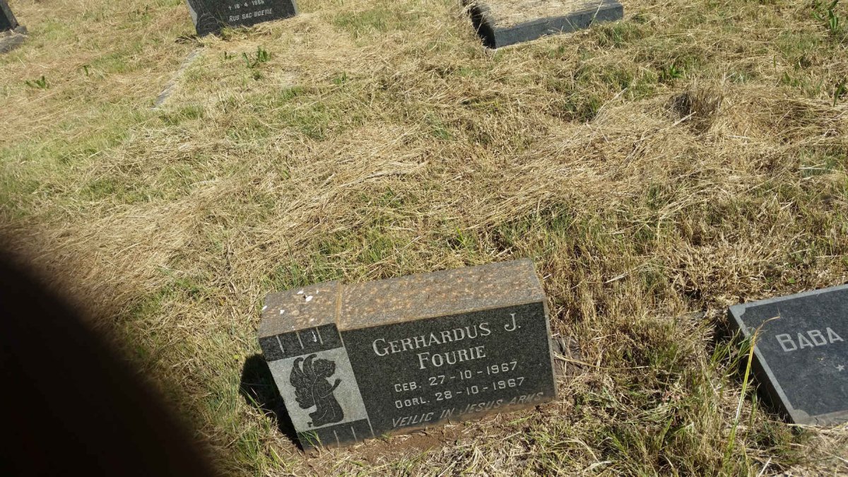 FOURIE Gerhardus J. 1967-1967