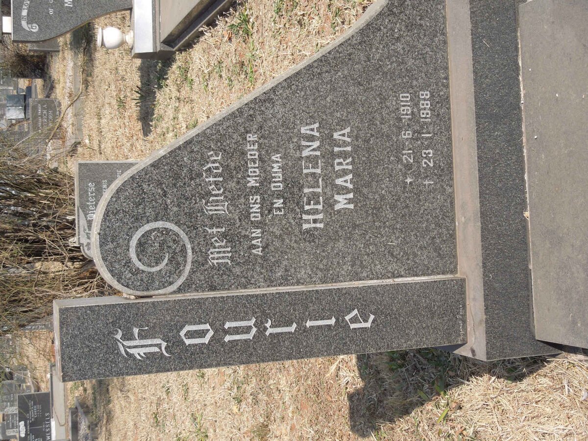 FOURIE Helena Maria 1910-1988