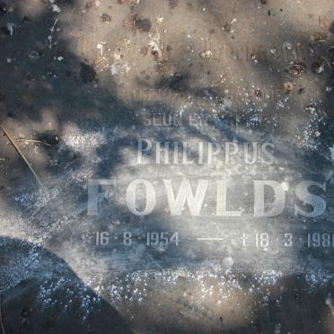 FOWLDS Philippus 1954-1981