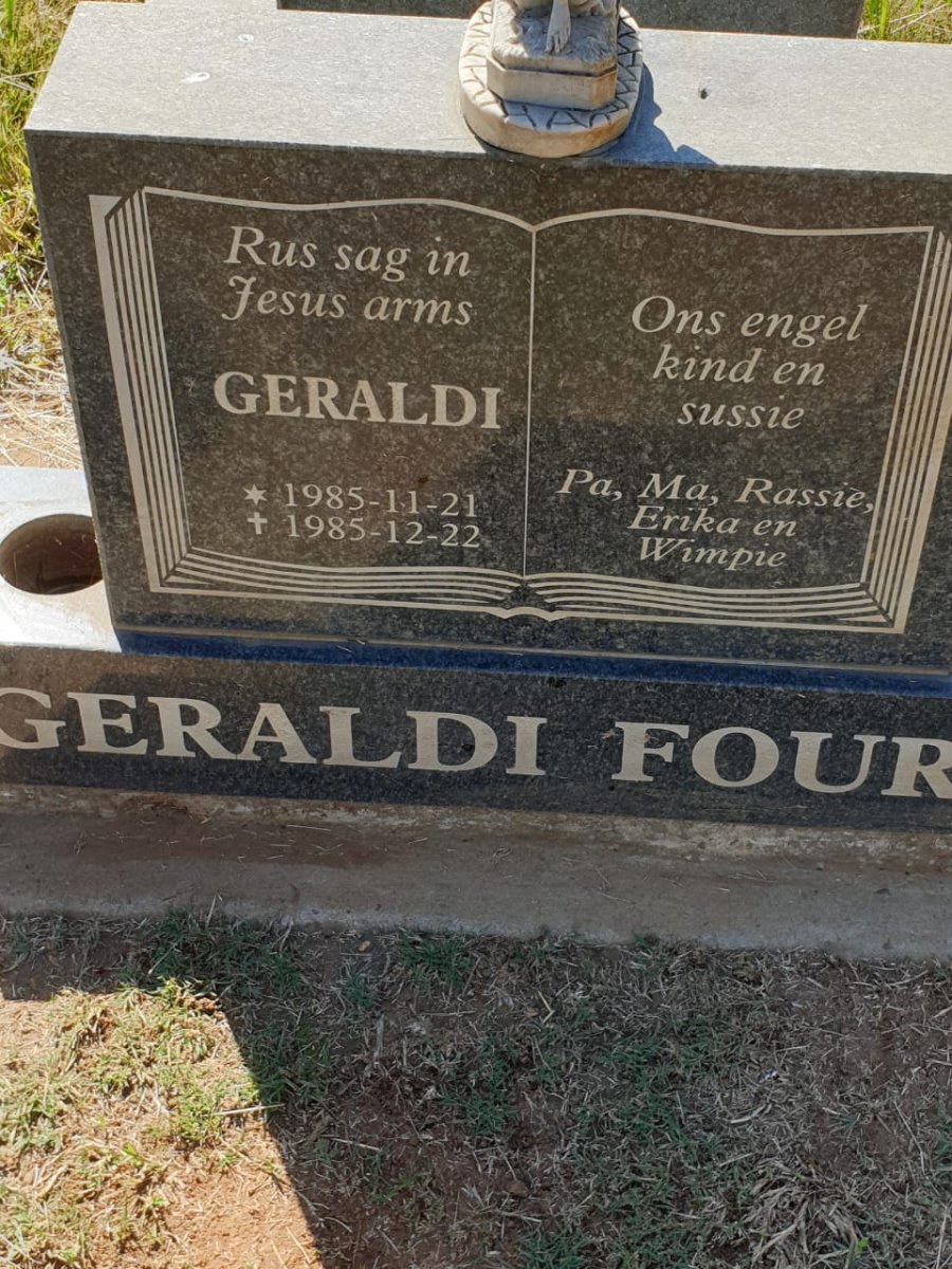FOURIE Geraldi 1985-1985