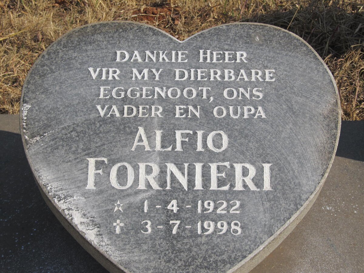 FORNIERI Alfio 1922-1998 &amp; Rosemarie WAHL 1939-2005