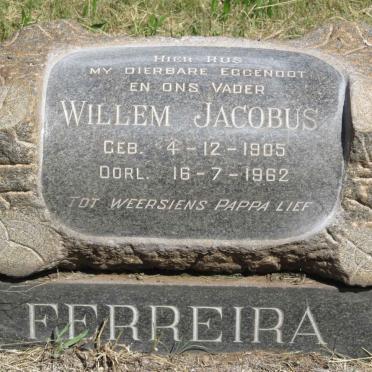 FERREIRA Willem Jacobus 1905-1962