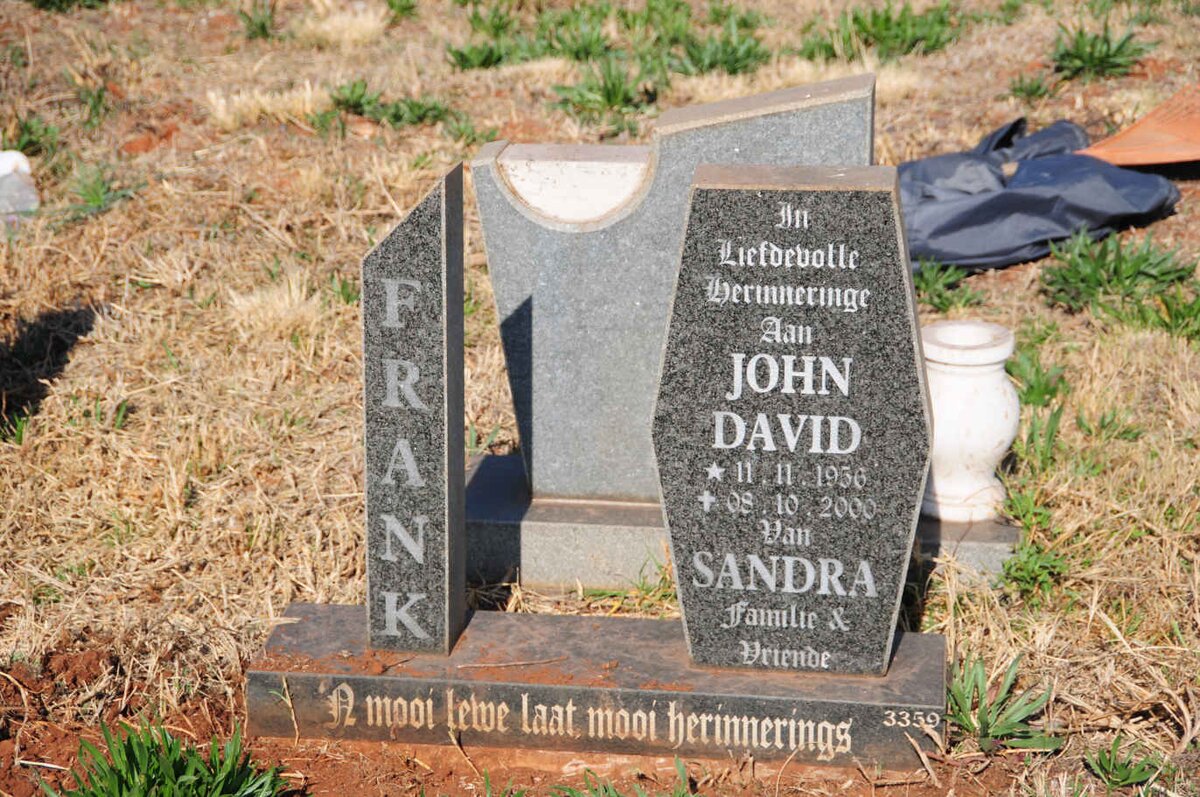 FRANK John David 1936-2000