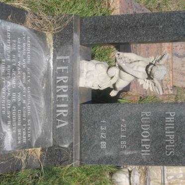 FERREIRA Philippus Rudolph 1985-1988