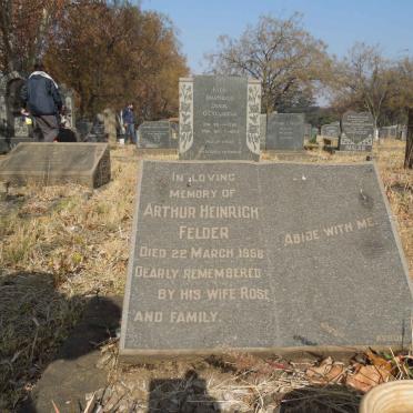FELDER Arthur Heinrich -1958