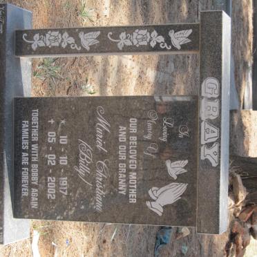GRAY Muriel Christiana 1917-2002