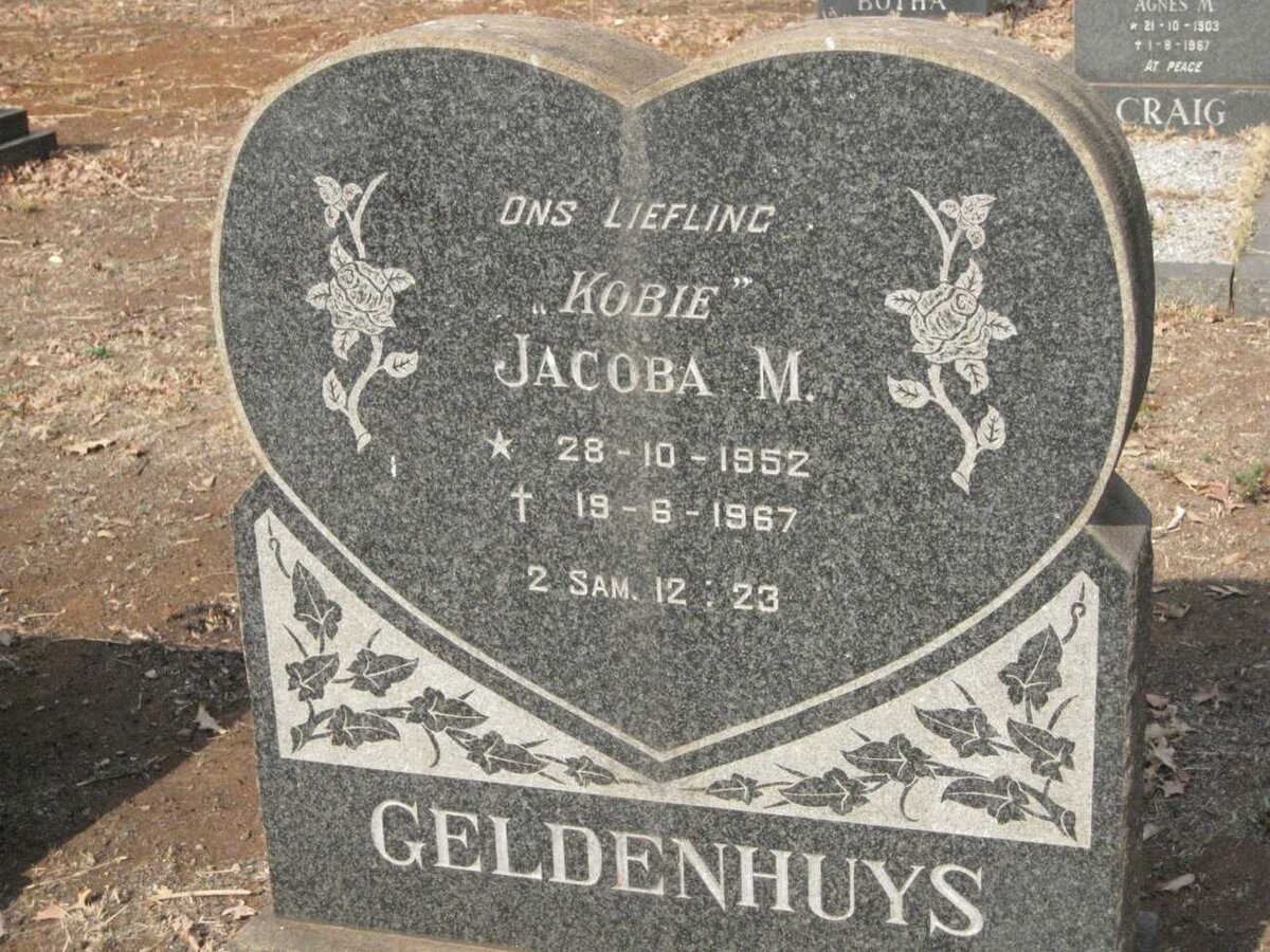 GELDENHUYS Jacoba M. 1952-1967
