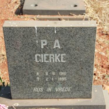 GIERKE P.A. 1916-1995