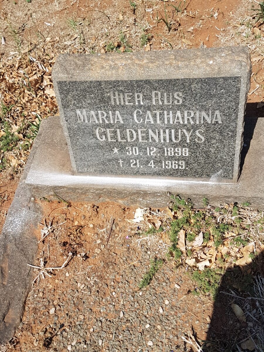 GELDENHUYS Maria Catharina 1898-1969