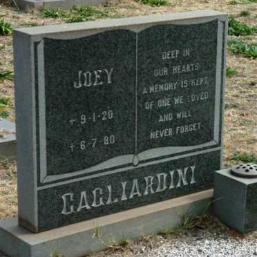 GAGLIARDINI Joey 1920-1980